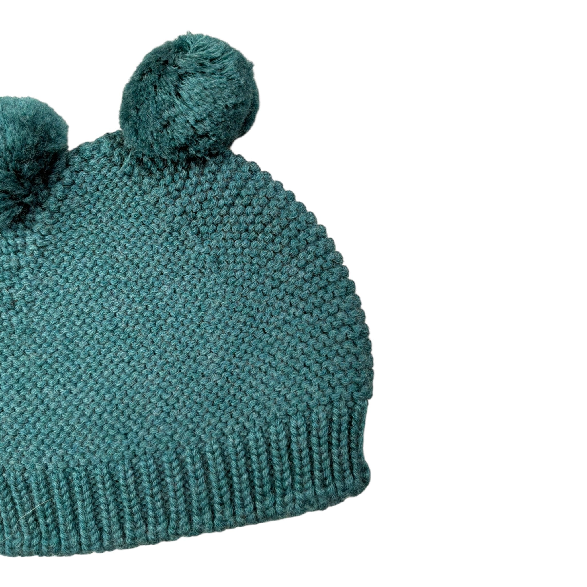Wedoble Cappello tinta unita con Pon Pon Verde per Bambina I2110307C VERDE WEDOBLE 