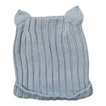 Wedoble Cappello tinta unita con Orecchie Azzurro per Neonata I2208307A AZZURRO WEDOBLE 