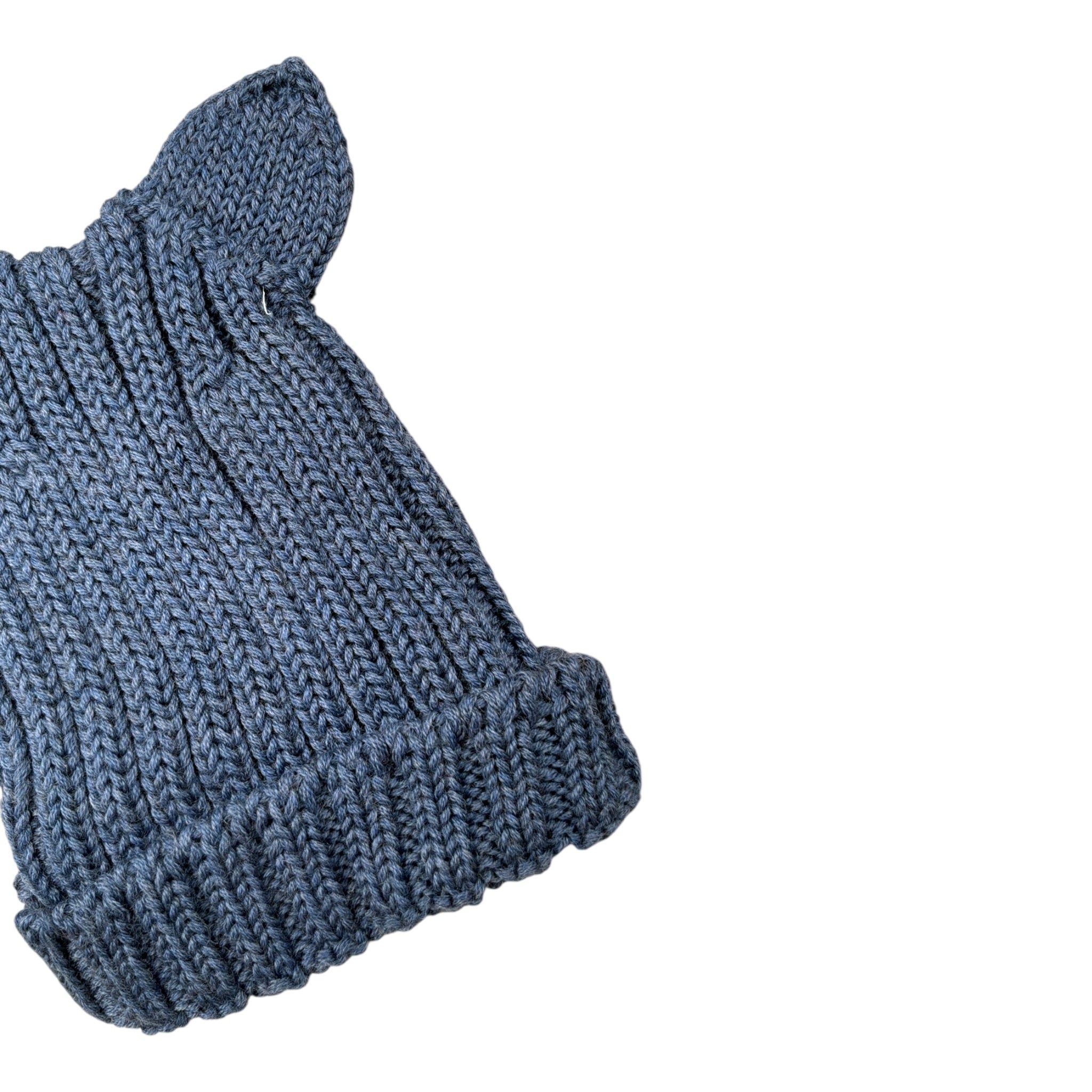 Wedoble Cappello tinta unita con Orecchie Blu per Neonata I2208307A BLU WEDOBLE 