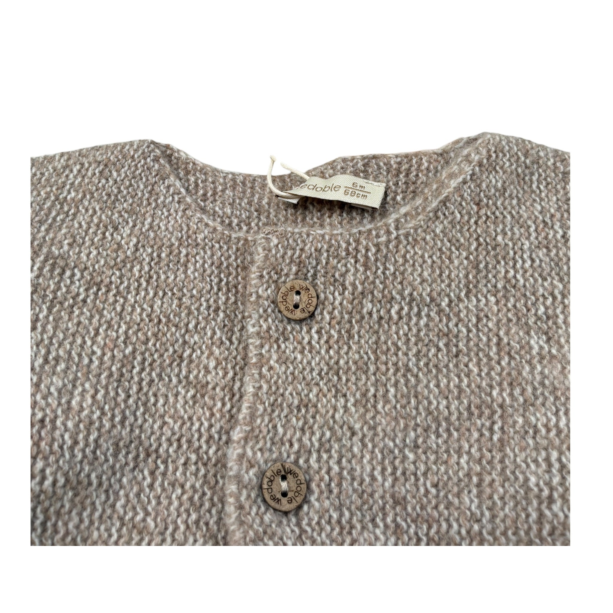 Wedoble Cardigan tinta unita Beige per Neonato I2503308B BEIGE WEDOBLE 