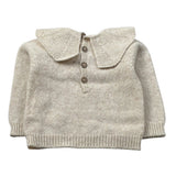 Wedoble Maglia tinta unita con Colletto Beige per Neonata I2504301B BEIGE WEDOBLE 