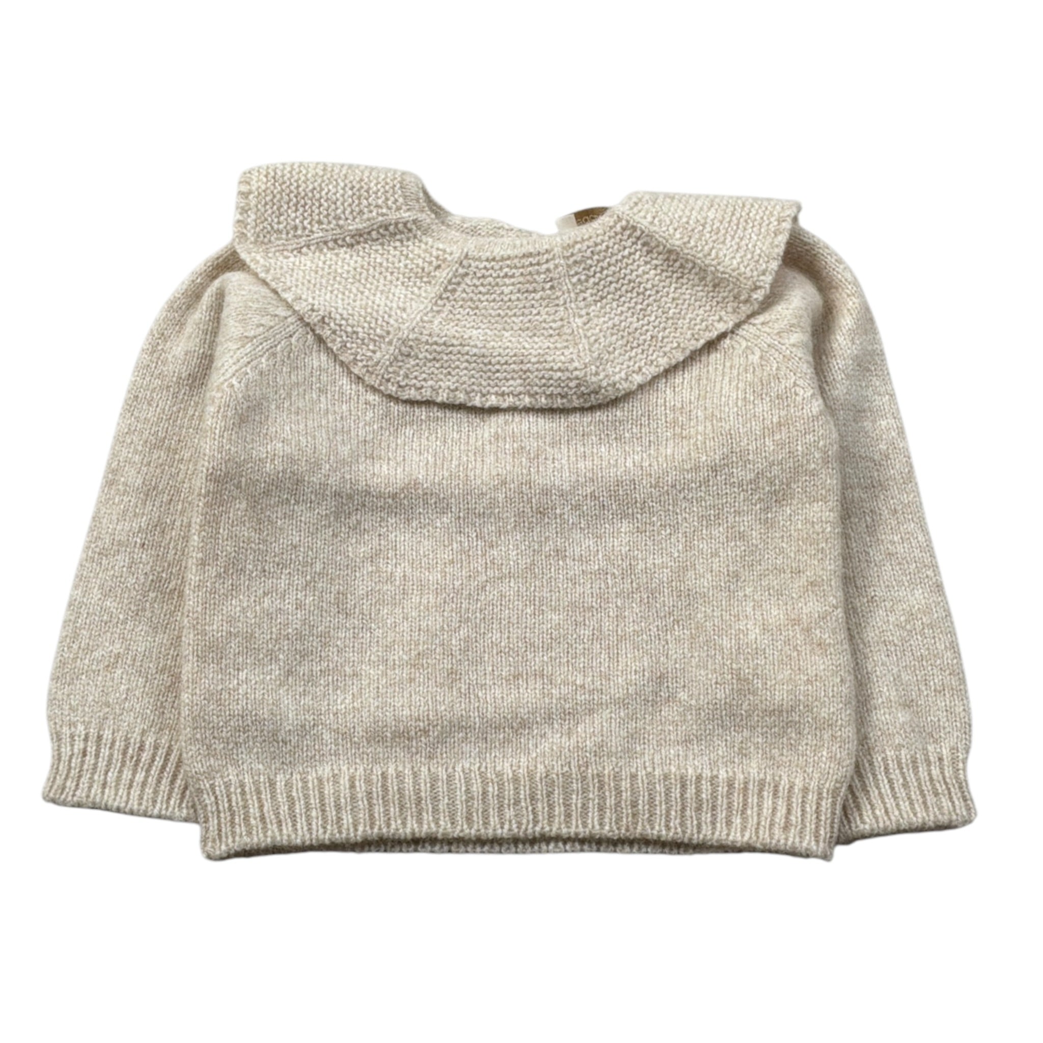 Wedoble Maglia tinta unita con Colletto Beige per Neonata I2504301B BEIGE WEDOBLE 
