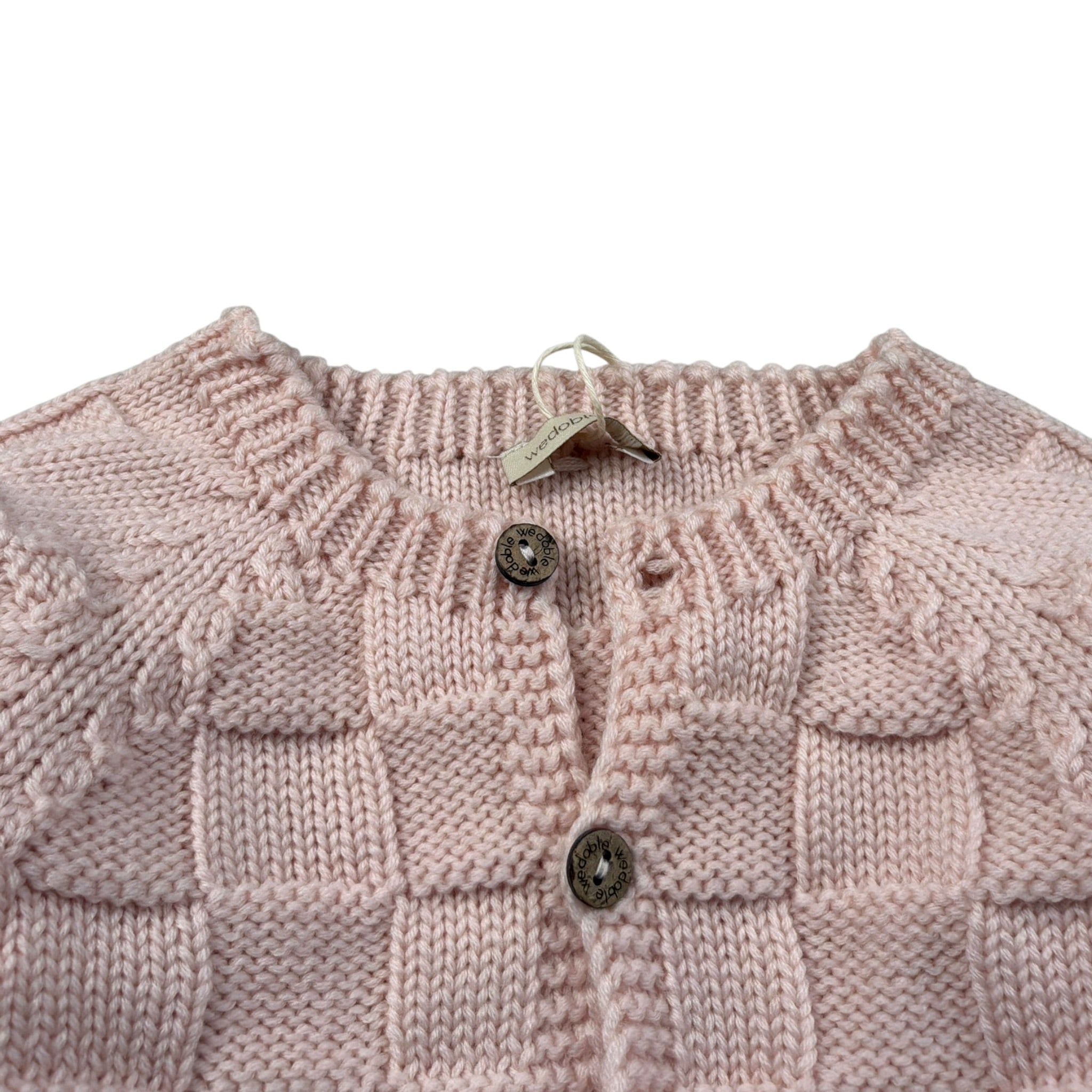 Wedoble Cardigan tinta unita Rosa per Neonata I2507308A ROSA WEDOBLE 