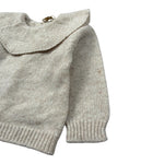 Wedoble Maglia tinta unita con Colletto Beige per Neonata I2509301C BEIGE WEDOBLE 