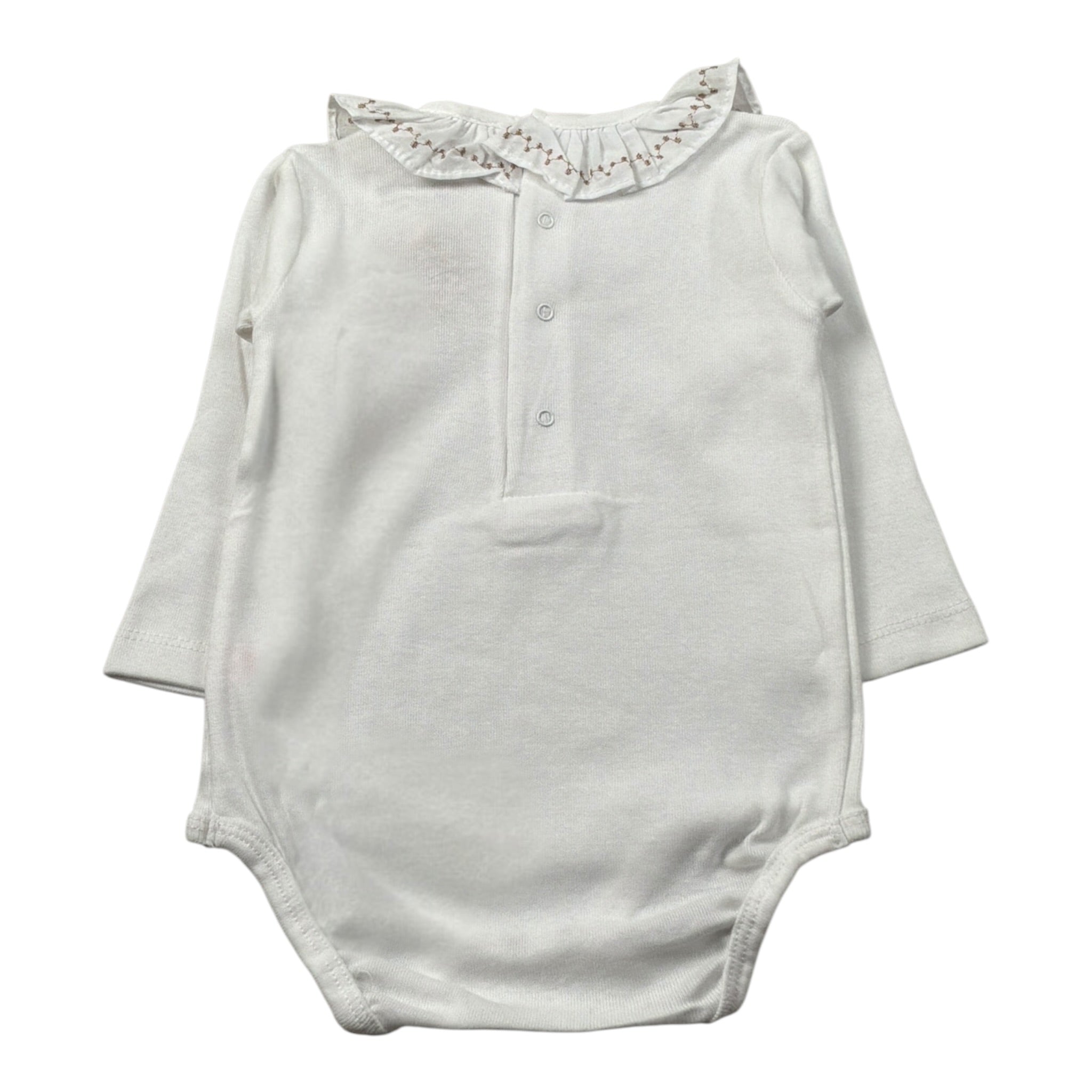 Wedoble Body Manica Lunga tinta unita Bianco per Neonata I2517616D BIANCO WEDOBLE 