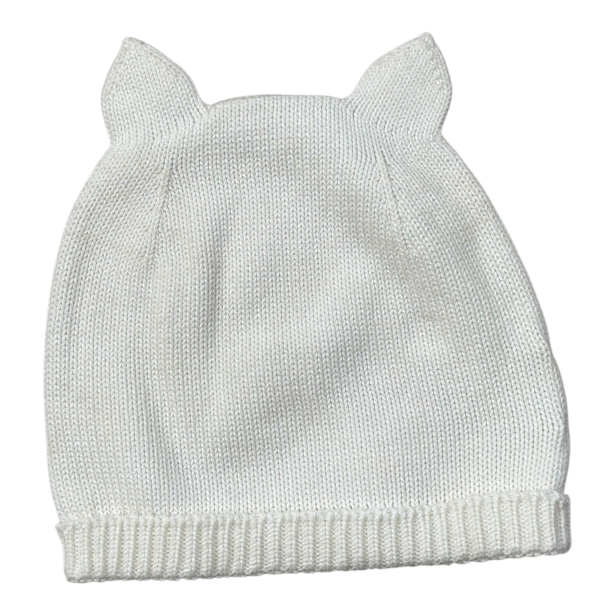 Wedoble Cappello tinta unita con Orecchie Bianco per Neonata V2013307E BIANCO WEDOBLE 