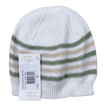 Wedoble Cappello Bicolore con Fantasia A Righe Bianco per Neonato V2507307A BIANCO WEDOBLE 