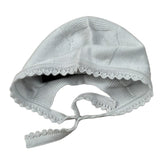 Wedoble Cappello tinta unita con Ricami Azzurro per Neonato WWWWW AZZURRO WEDOBLE 