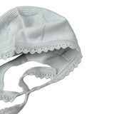 Wedoble Cappello tinta unita con Ricami Azzurro per Neonato WWWWW AZZURRO WEDOBLE 