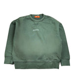Woolrich Felpa Girocollo tinta unita con Stampa Verde per Bambino CFWKSW2004 VERDE WOOLRICH 