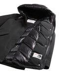 Woolrich Giubbino tinta unita con Bottoni Nero per Bambino KOU0223 NERO WOOLRICH 