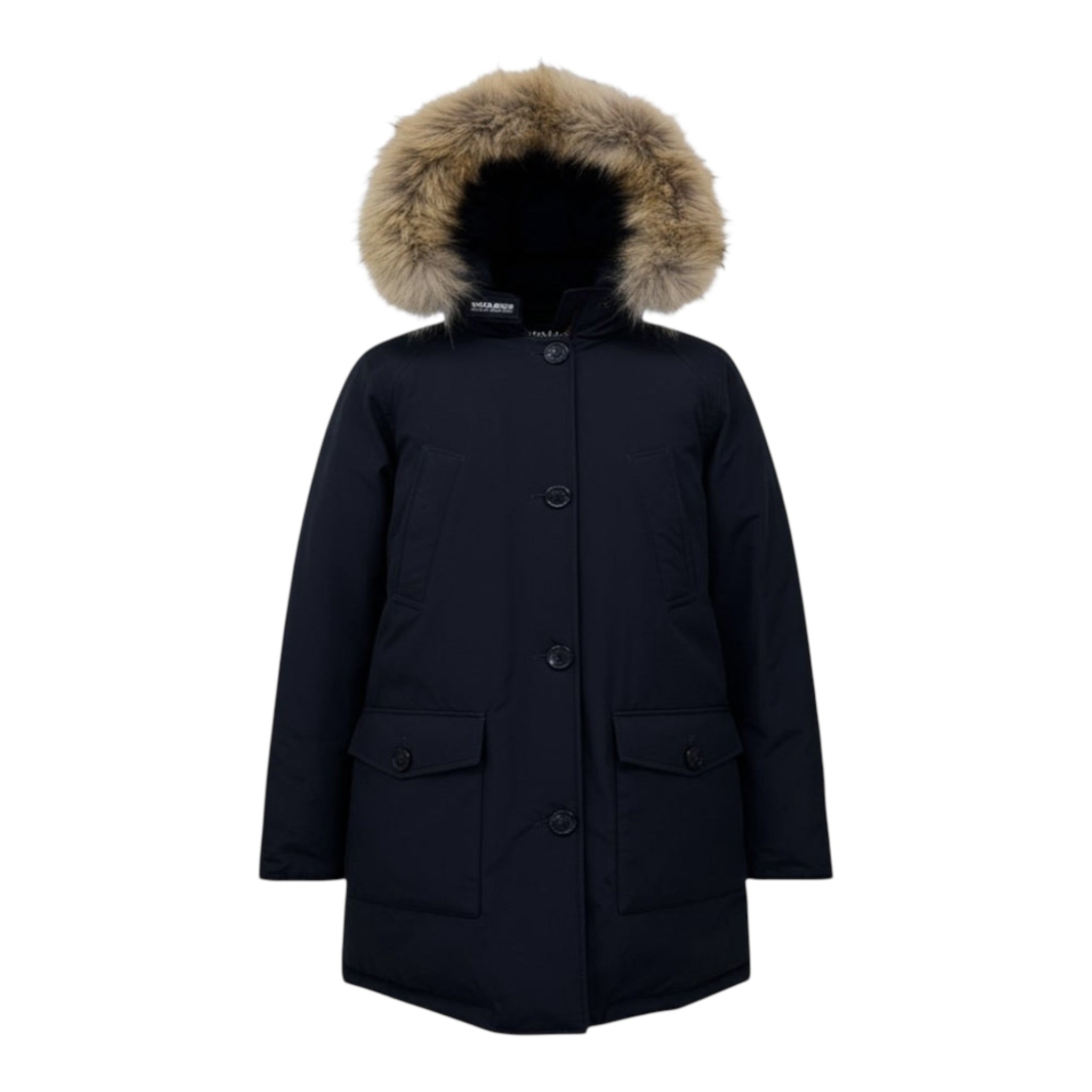 Woolrich Giubbino tinta unita con Bottoni Blu per Bambino WKCPS2121 BLU WOOLRICH 