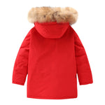 Woolrich Giubbino tinta unita con Bottoni Rosso per Bambino WKOU0187 ROSSO WOOLRICH 