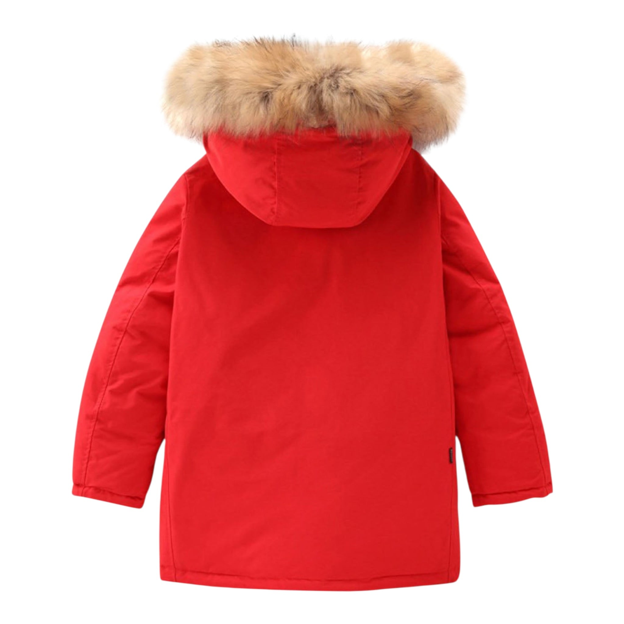 Woolrich Giubbino tinta unita con Bottoni Rosso per Bambino WKOU0187 ROSSO WOOLRICH 