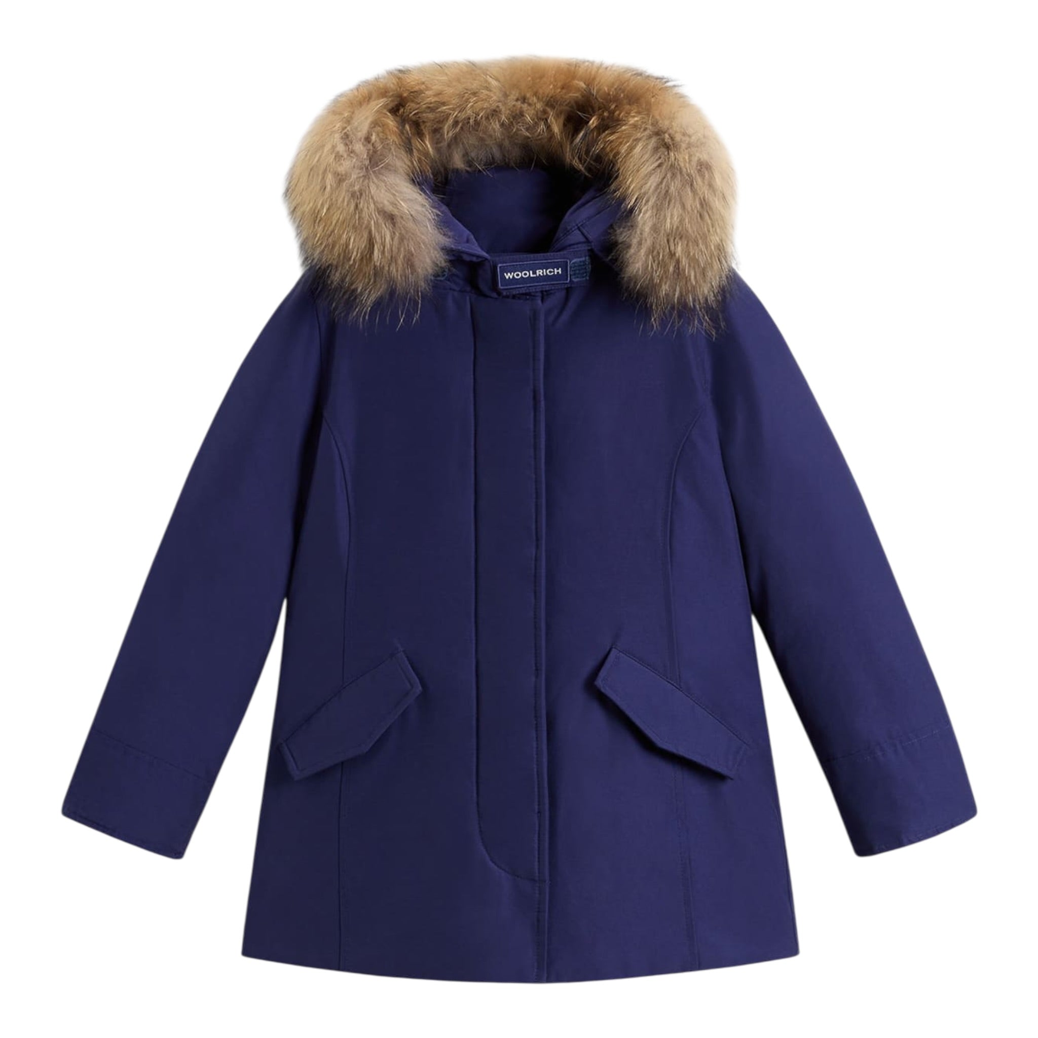 Woolrich Giubbino tinta unita con Bottoni Blu per Bambino WKOU02211 BLU WOOLRICH 