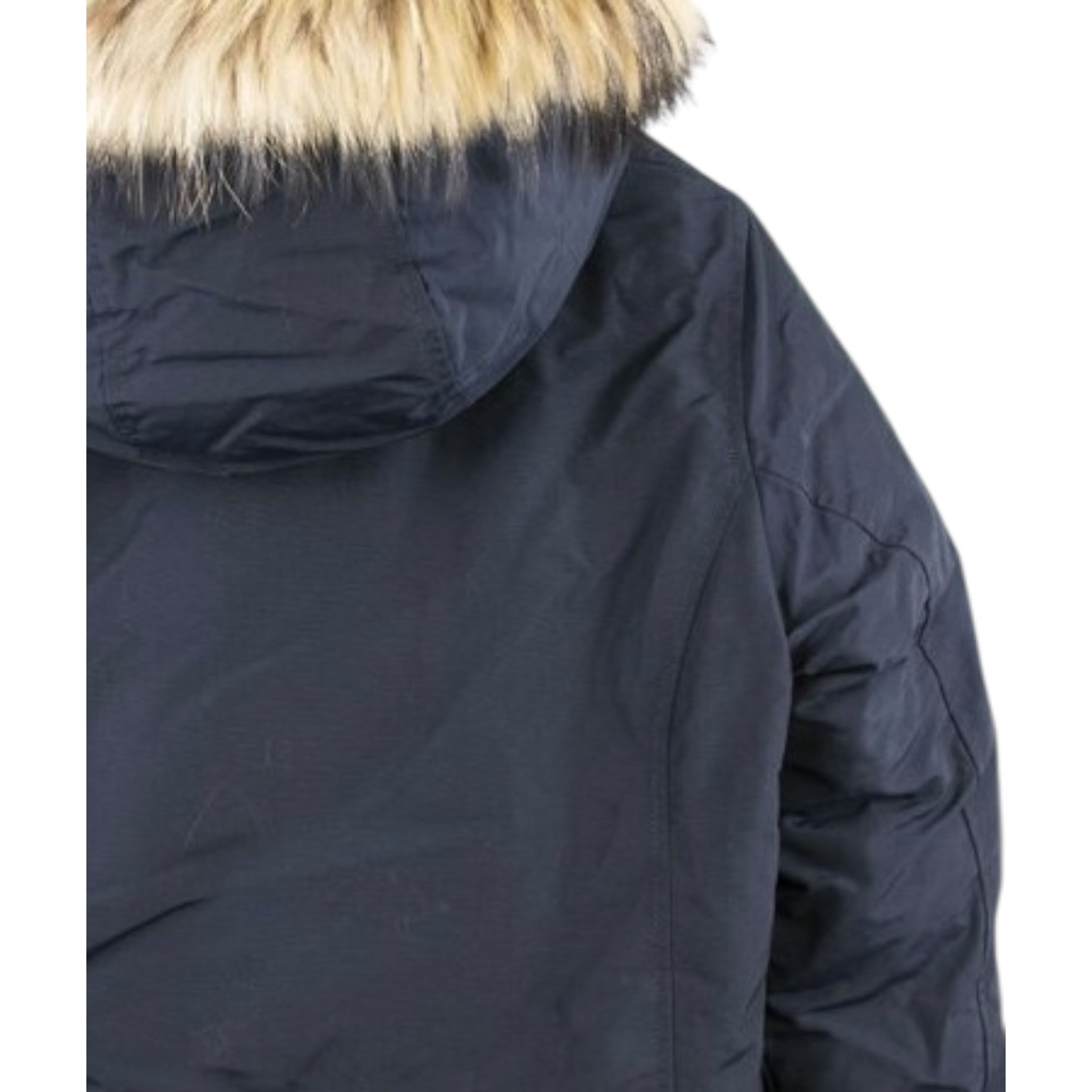 Woolrich Giubbino tinta unita con Bottoni Blu per Bambino WKOU0221 BLU WOOLRICH 