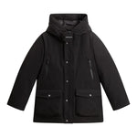 Woolrich Giubbino tinta unita con Bottoni Nero per Bambino WKOU464 NERO WOOLRICH 