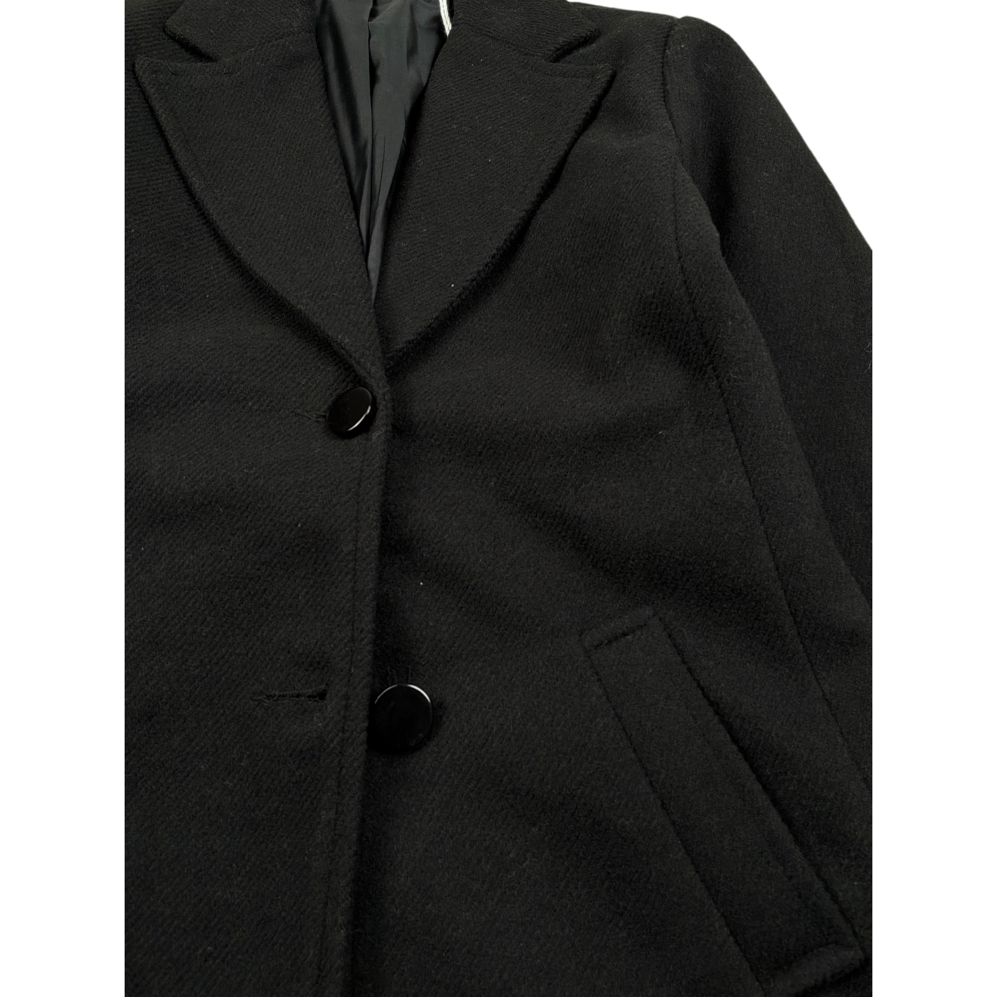 Y-Clu Cappotto tinta unita Nero per Bambina 20190 NERO Y-CLU 