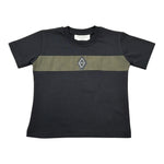 Yes London T-Shirt tinta unita con Stampa Nero per Neonato JR2151N NERO YES LONDON 