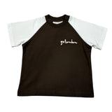 Yes London T-Shirt Bicolore con Stampa Verde per Neonato JR2166 VERDE YES LONDON 