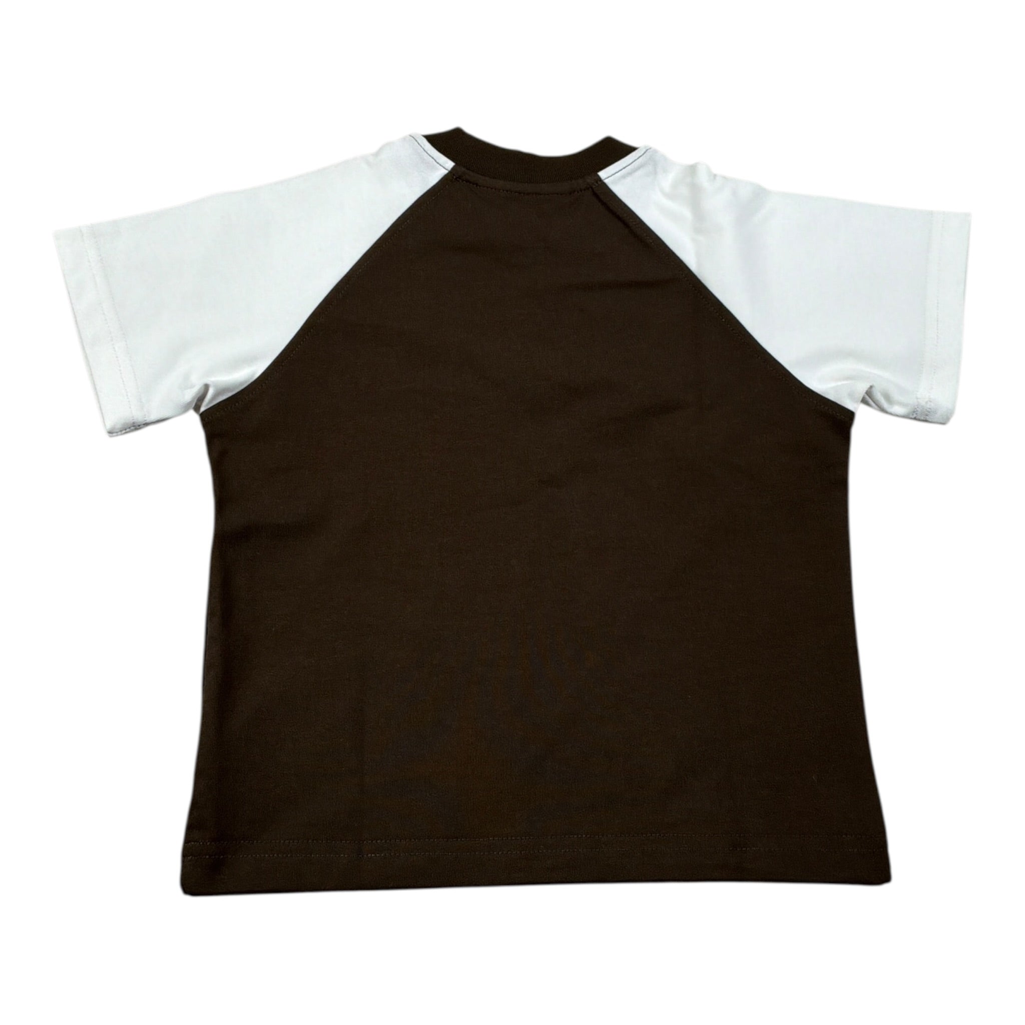 Yes London T-Shirt Bicolore con Stampa Verde per Neonato JR2166 VERDE YES LONDON 