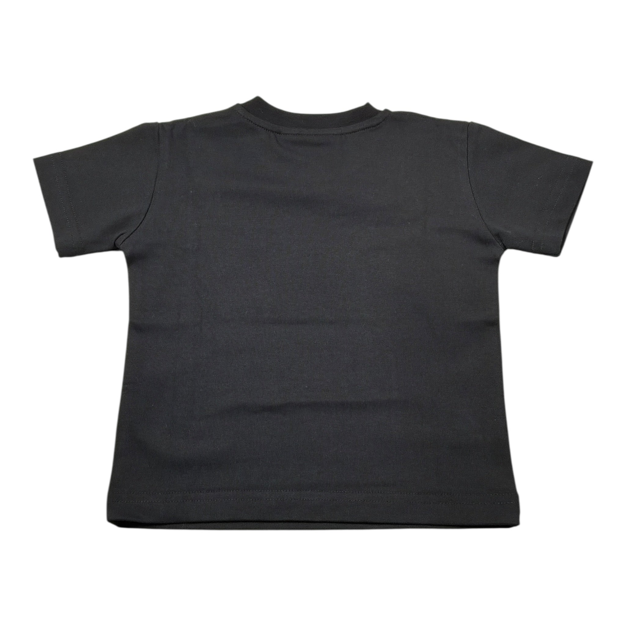 Yes London T-Shirt tinta unita con Stampa Nero per Neonato JR2169N NERO YES LONDON 