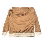 Yes London Felpa Bicolore con Zip E Cappuccio Panna per Bambino JR5097 PANNA YES LONDON 