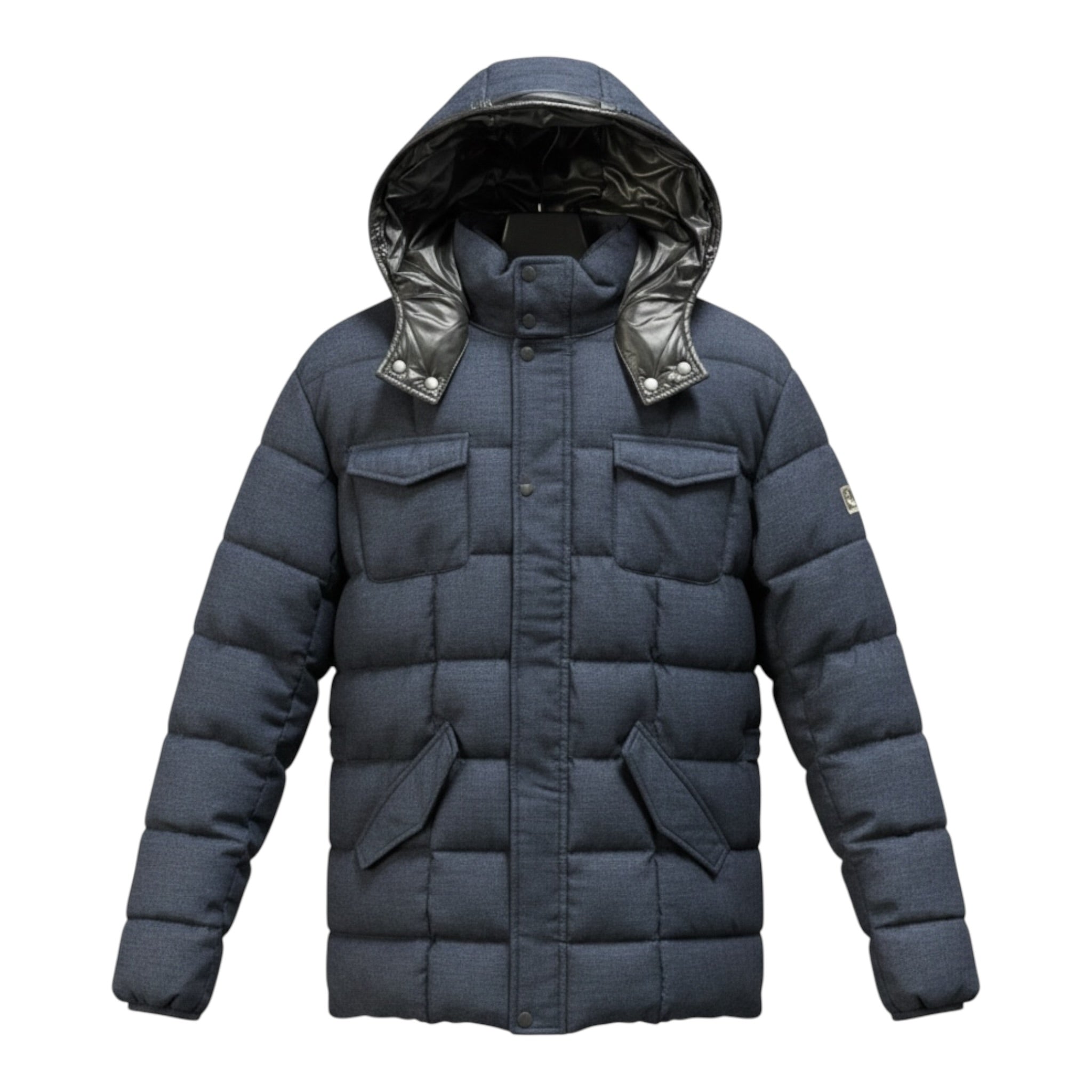 Yes Zee Giubbino tinta unita con Cappuccio Blu per Bambino 2053 BLU YES ZEE 