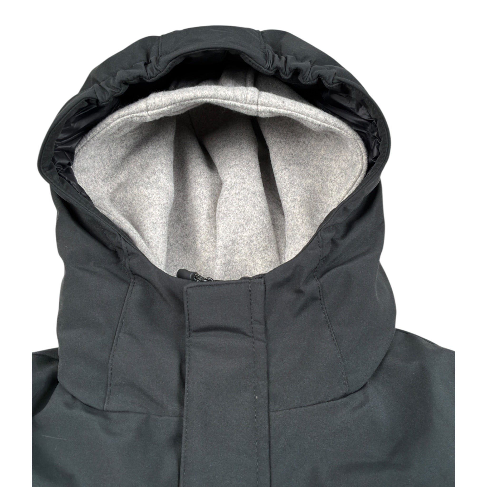 Yes Zee Giubbino Tinta Unit con Cappuccio Nero per Bambino 2355 NERO YES ZEE 