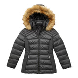 Yes Zee Giubbino tinta unita con Cappuccio Nero per Bambino 3011 NERO YES ZEE 