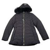 Yes Zee Giubbino tinta unita con Cappuccio Nero per Bambina 3057X NERO YES ZEE 