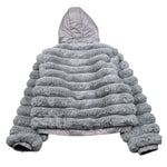 Yes Zee Giubbini tinta unita con Cappuccio Azzurro Polvere per Bambina 3445 AZZURRO POLVERE YES ZEE 