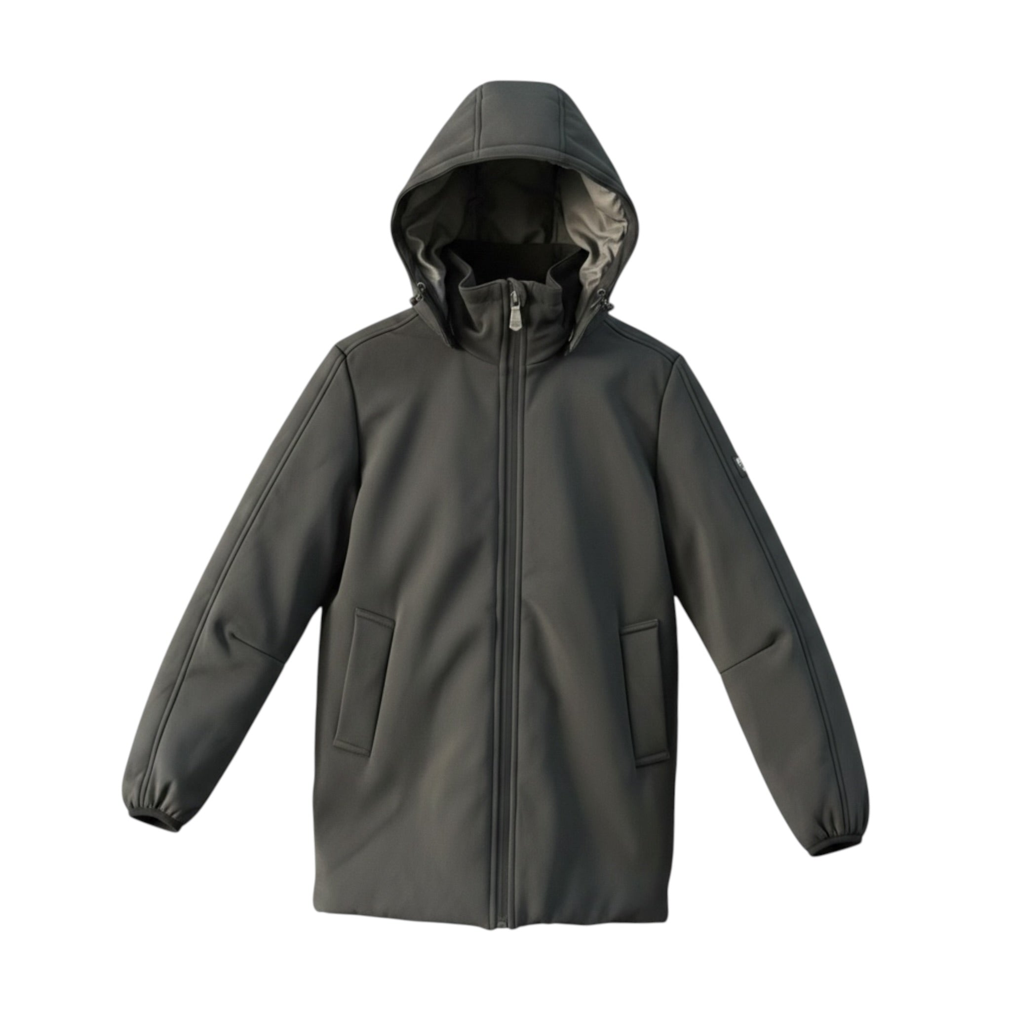 Yes Zee Giubbino tinta unita con Zip E Cappuccio Blu per Bambino J843 BLU YES ZEE 
