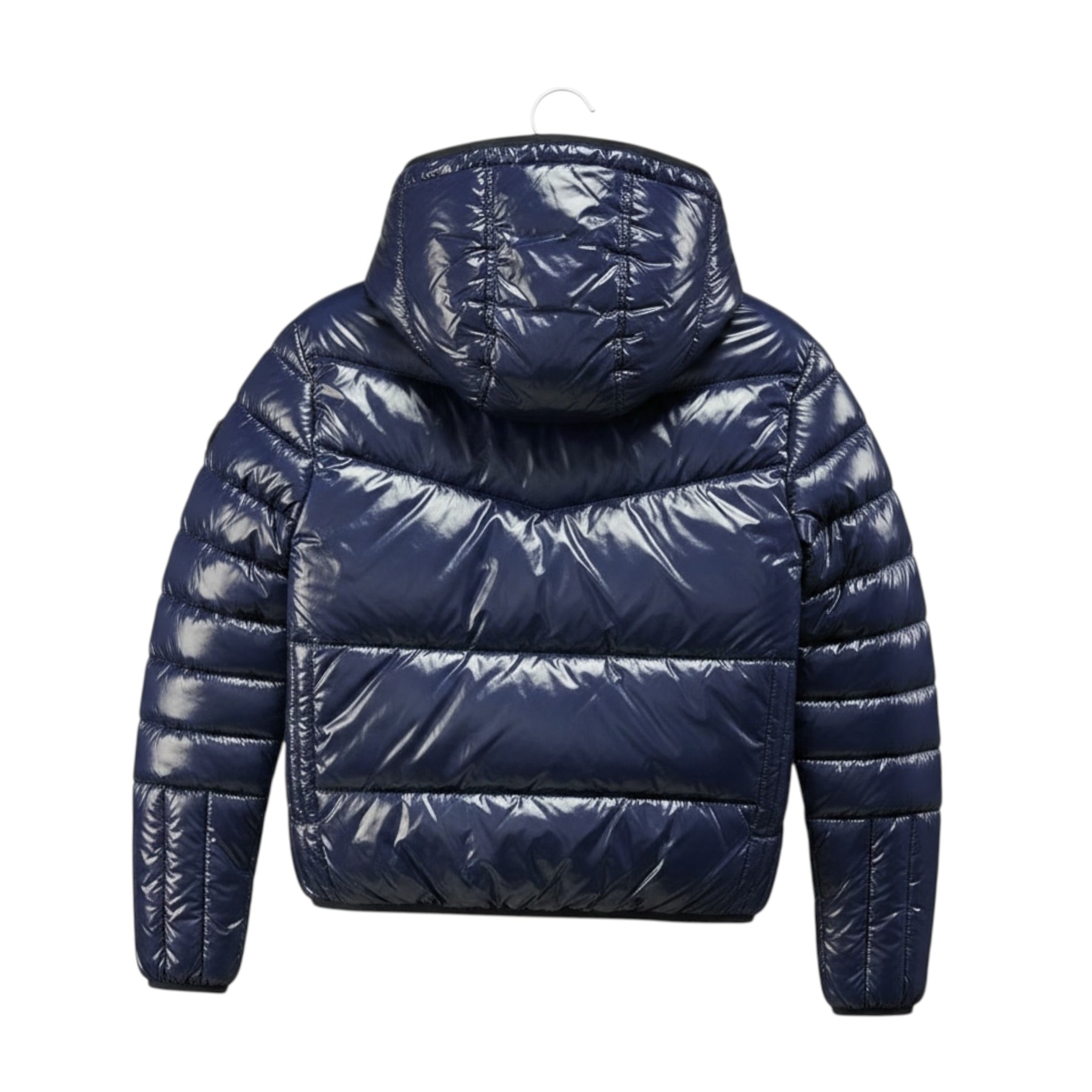 Yes Zee Giubbino tinta unita con Zip E Cappuccio Blu per Bambino J844 BLU YES ZEE 