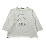 Zero Ampere Shirt Girocollo tinta unita con Stampa Panna per Bambino WILDEJ PANNA ZERO AMPERE 