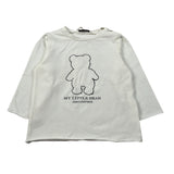 Zero Ampere Shirt Girocollo tinta unita con Stampa Panna per Bambino WILDEJ PANNA ZERO AMPERE 