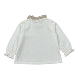 Zhoe & Tobiah Shirt tinta unita con Colletto Bianco per Bambina BBB3FJ BIANCO ZHOE & TOBIAH 