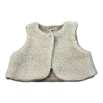 Zhoe & Tobiah Gilet tinta unita Teddy Panna per Bambina BRR3BJ PANNA ZHOE & TOBIAH 