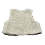Zhoe & Tobiah Gilet tinta unita Teddy Panna per Bambina BRR3BJ PANNA ZHOE & TOBIAH 