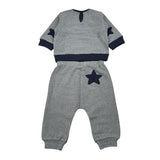 Zhoe & Tobiah Completo 2 Pezzi Maglia-Pantalone tinta unita Grigio per Neonato KKT348 GRIGIO ZHOE & TOBIAH 
