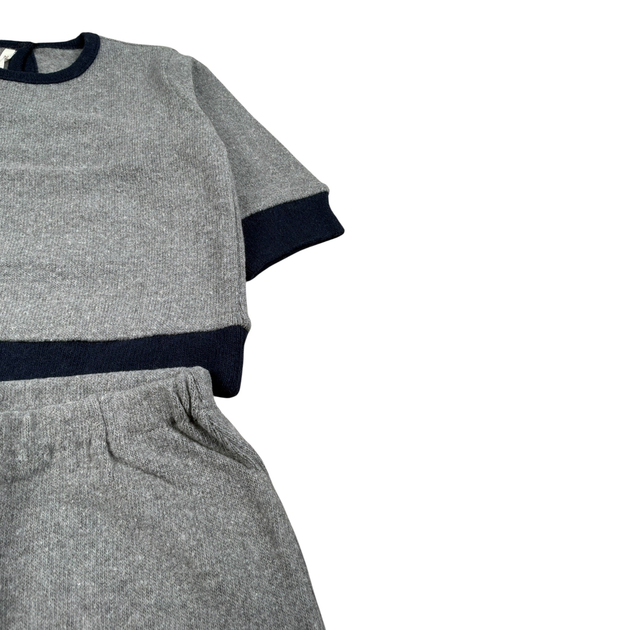 Zhoe & Tobiah Completo 2 Pezzi Maglia-Pantalone tinta unita Grigio per Neonato KKT348 GRIGIO ZHOE & TOBIAH 