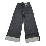 Zhoe & Tobiah Jeans tinta unita Modello Palazzo Nero per Bambina LDP1F NERO ZHOE & TOBIAH 