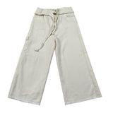 Zhoe & Tobiah Pantalone tinta unita Modello Palazzo Panna per Bambina P&K5F PANNA ZHOE & TOBIAH 