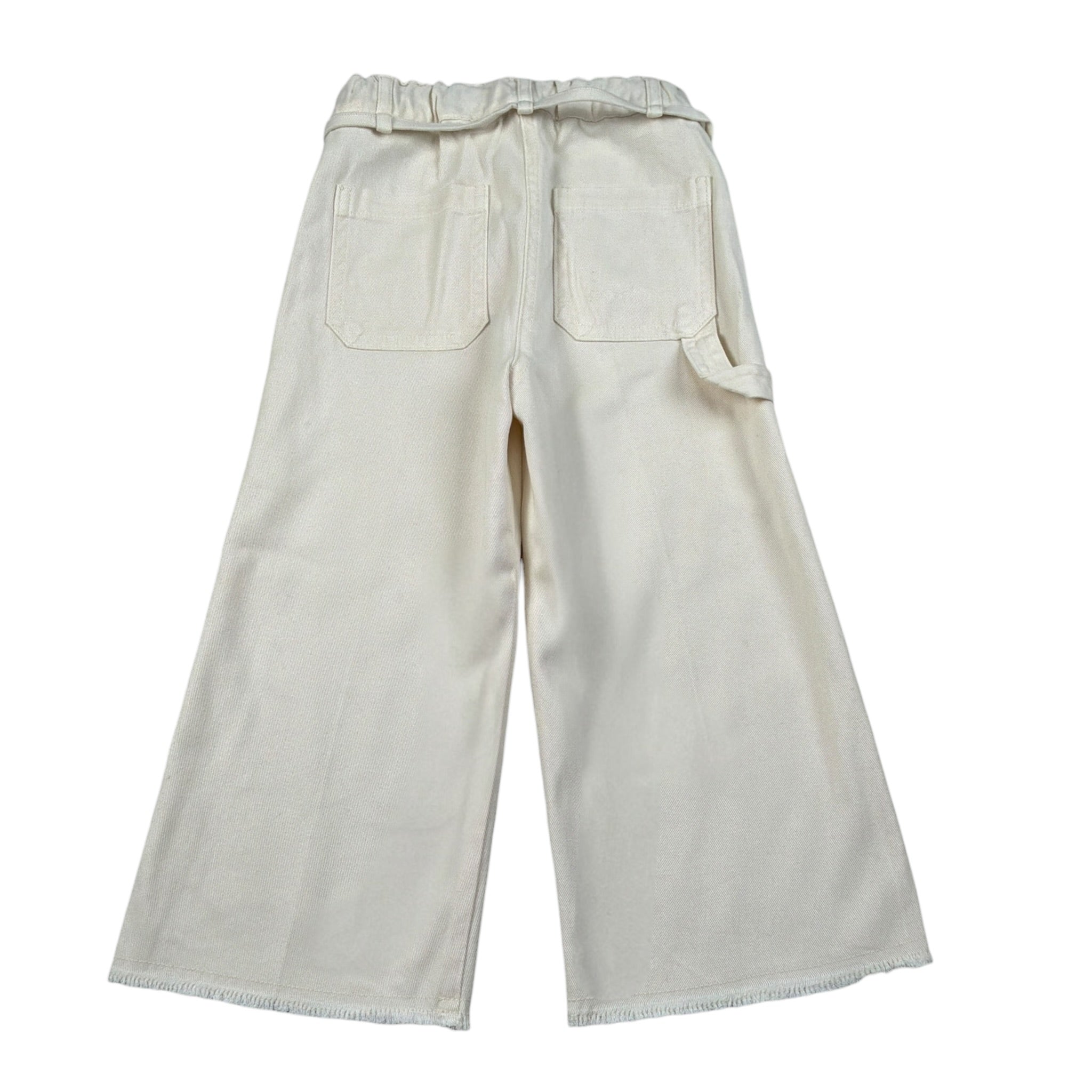 Zhoe & Tobiah Pantalone tinta unita Modello Palazzo Panna per Bambina P&K5F PANNA ZHOE & TOBIAH 