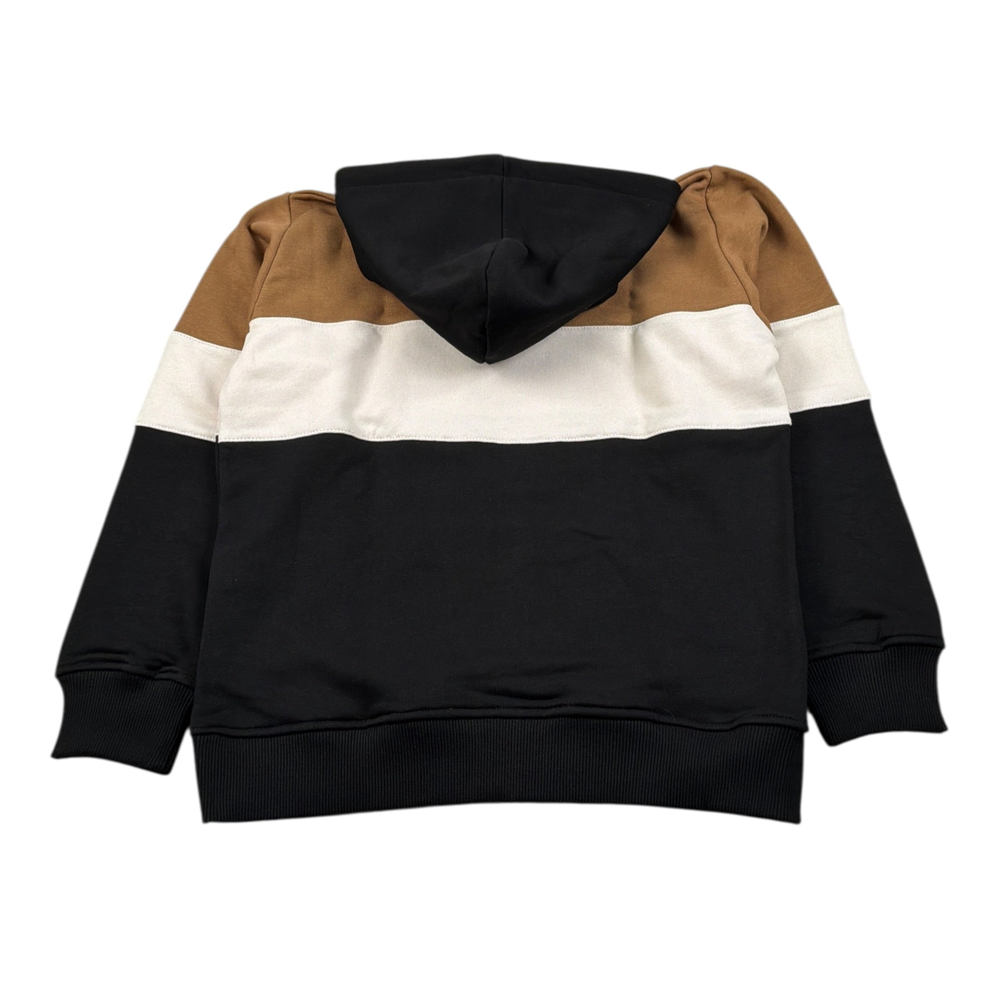 Zu+Elements Felpa Chiusa con Cappuccio Tricolore Multicolor per Bambino ZU1860 MULTICOLOR ZU+ELEMENTS 