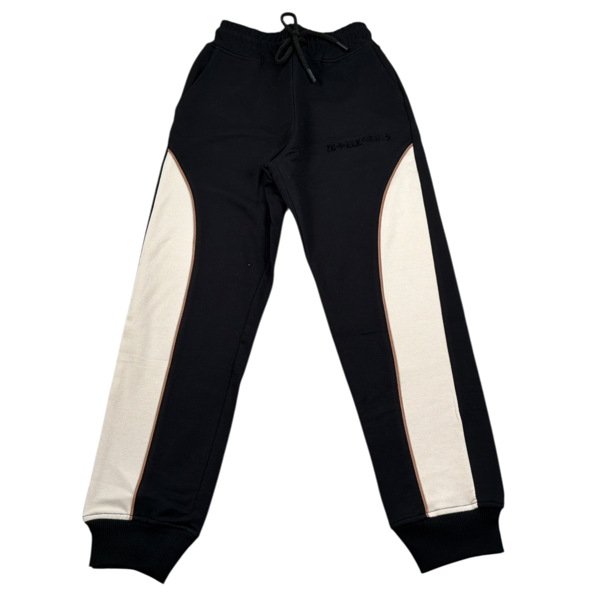 Zu+Elements Pantalone Tuta tinta unita Nero per Bambino ZU1869 NERO ZU+ELEMENTS 