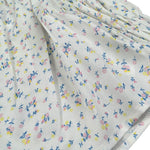 A' La Page Camicia Tinta Unita con Fantasia Fiori per Bambina AL27J BIANCO A' LA PAGE 