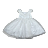Abel & Lula Abito Cerimonia Tinta Unita con Applicazioni per Bambina 5006 BIANCO ABEL & LULA 
