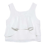 Abel & Lula Camicia Giromanica Tinta Unita per Bambina 5150X BIANCO ABEL & LULA 