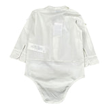Aletta Camicia Tinta Unita Modello Body per Neonato M22050 BIANCO ALETTA 